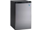 Avanti 4.4 Cu. Ft. Counter High Refrigerator 4.4 Cu. Ft., Black Cabinet Stainless Steel Front