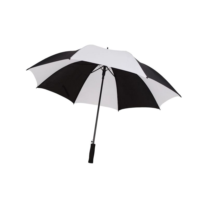 Diamondback Golf Umbrella, Polyester Fabric, Black/White Fabric, 29 in (Pack of 24)