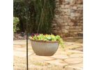 Southern Patio HDR-054801 Westlake Hanging Basket, Grooved Pattern, Resin, Rustic Galvanized Rustic Galvanized