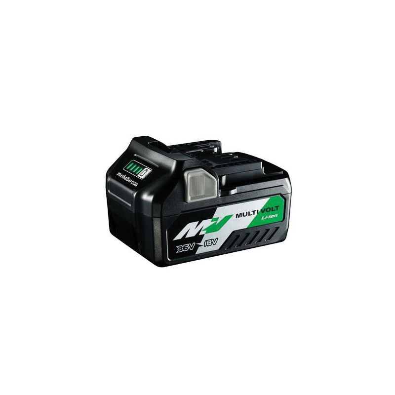 Metabo HPT MultiVolt 371751M Battery, 18/36 V Battery, 2.5, 5 Ah, 0.75 hr Charging
