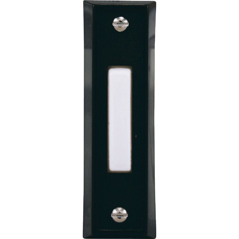 Heath Zenith Black Doorbell Button