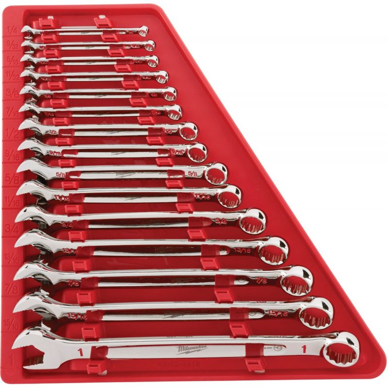 Milwaukee 15-Pc. Standard Combination Wrench Set