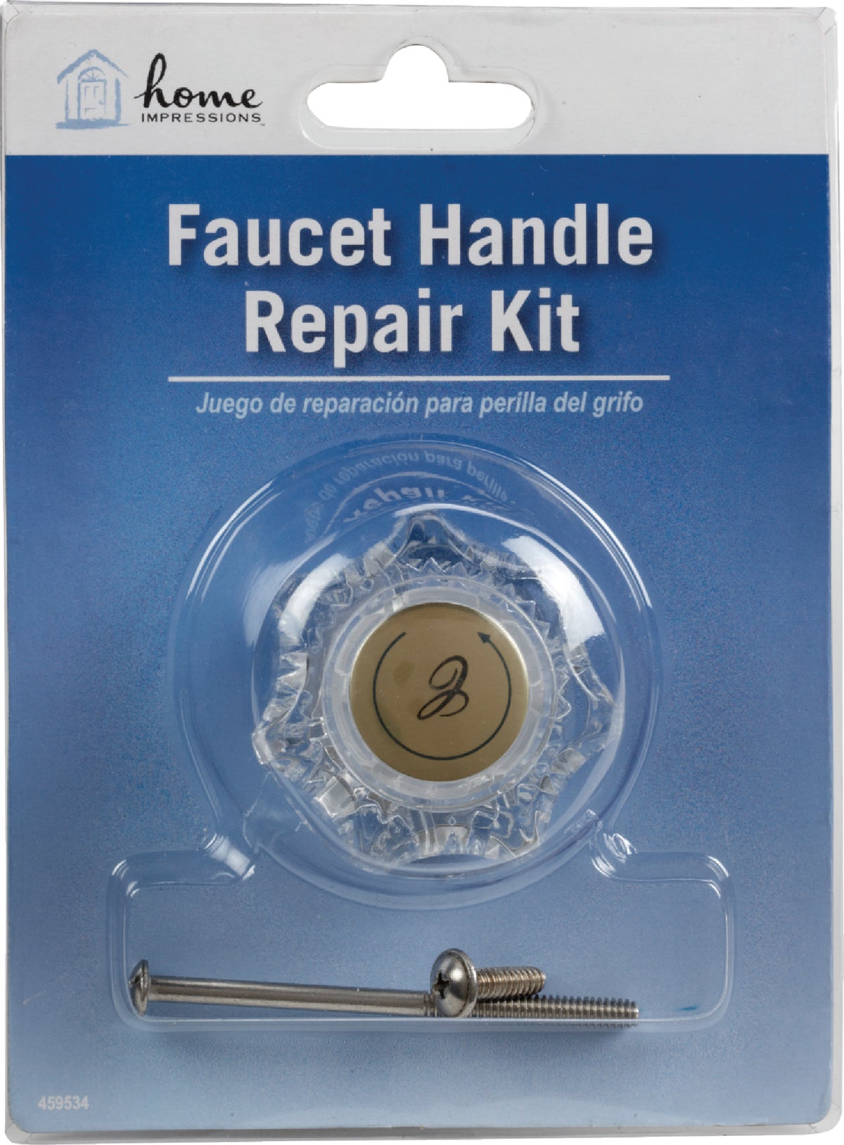 Home Impressions Acrylic Faucet Handle Repair Kit A662001CP-JPF1-1 Each 