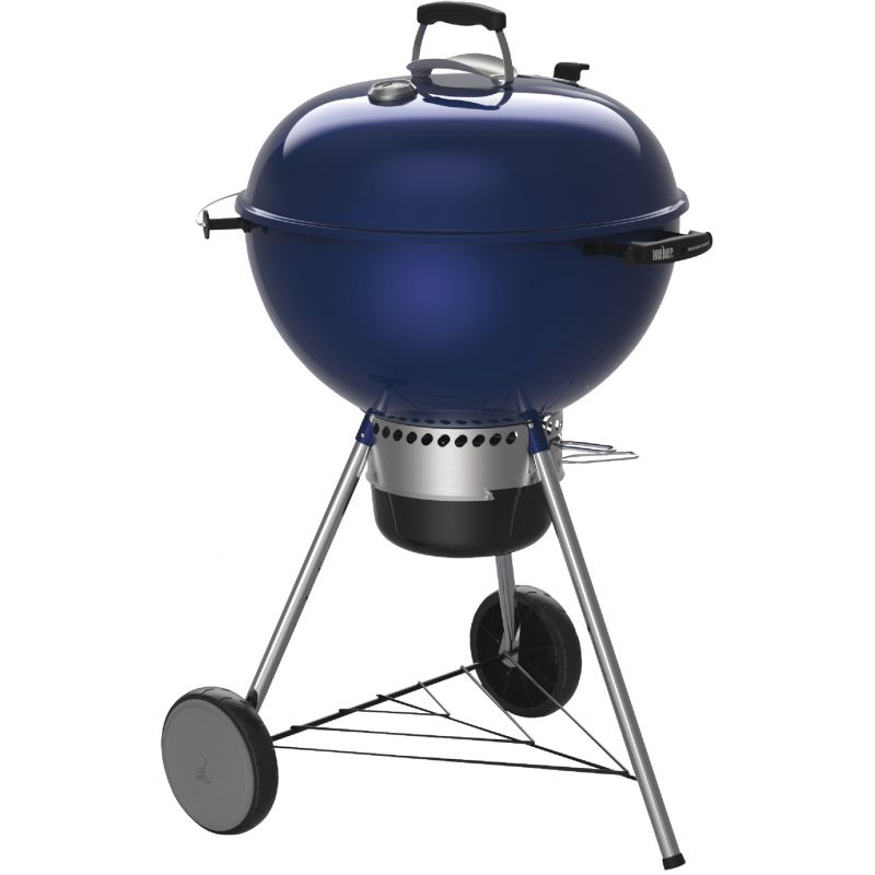 Weber Master-Touch 22 In. Charcoal Grill Deep Ocean Blue