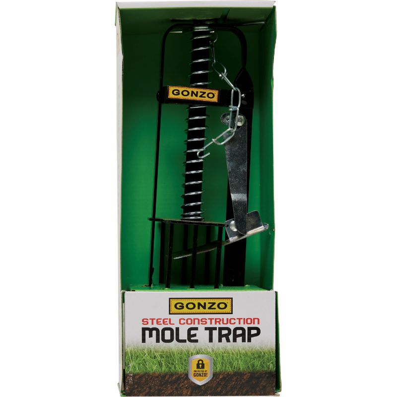 Gonzo Spring Action Steel Mole Trap