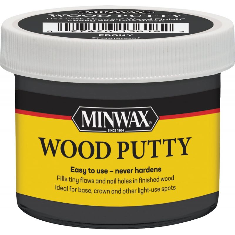 Minwax Wood Putty 3.75 Oz., Ebony