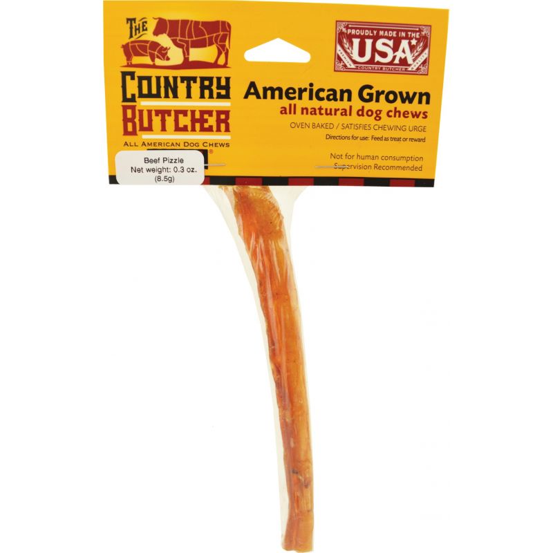 The Country Butcher Beef Bully Stick Dog Treat Chew 0.3 Oz.