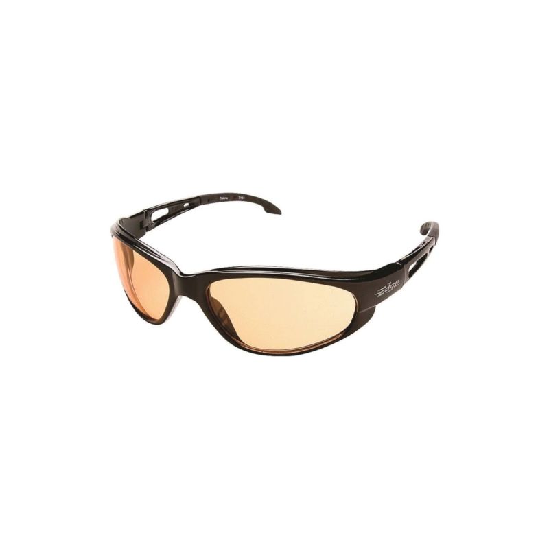 Edge SWAP119 Non-Polarized Safety Glasses, Unisex, Polycarbonate Lens, Full Frame, Nylon Frame, Black Frame