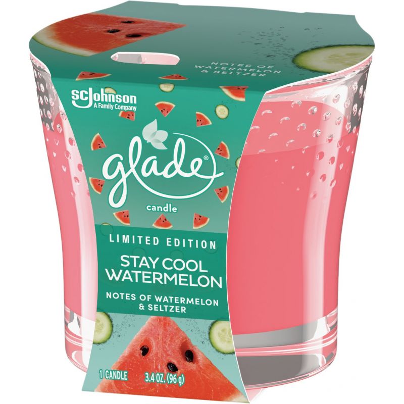 Glade Candle 3.4 Oz., Red