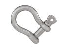 National Hardware N100-347 Anchor Shackle, 3/16 in Trade, 650 lb Working Load, 3/16 in Dia Wire, 316 Grade