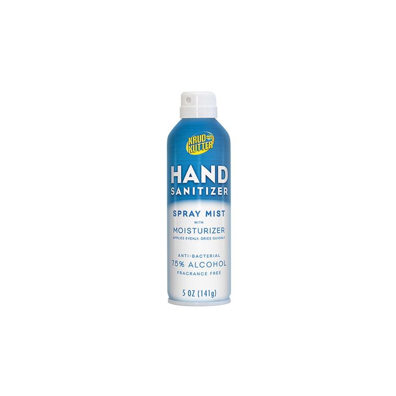 KRUD KUTTER 365301 Hand Sanitizer, Alcohol-Like, Colorless, 5 oz Aerosol Can Colorless