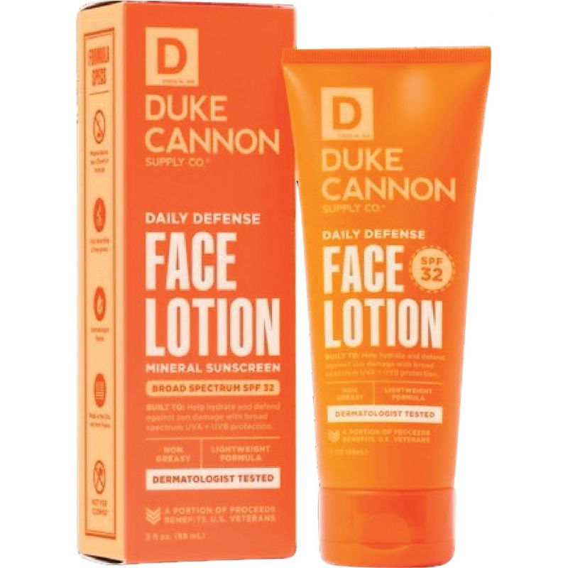 Duke Cannon Daily Defense Face Lotion 3 Oz.