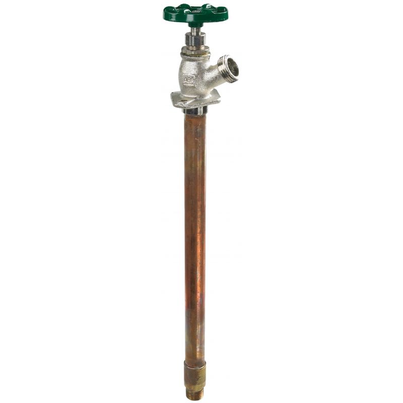 Arrowhead Brass 1/2 In. Copper SWT X 1/2 In. MIP Standard Frost Free Wall Hydrant 1/2 In. Copper SWT X 1/2 In. MIP