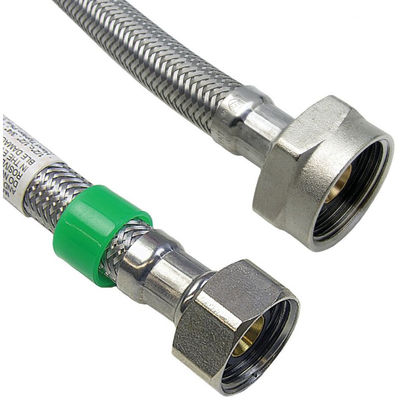 Lasco Braided Stainless Steel Flex Line Toilet Connector