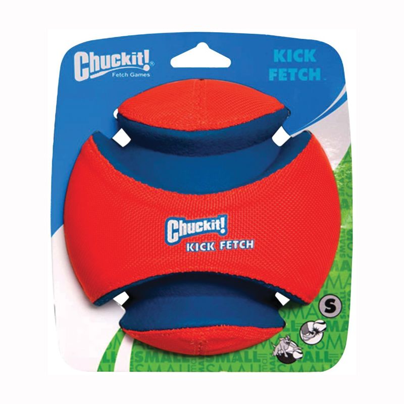 Chuckit! 251101 Dog Toy, S, High-Visibility, Canvas/Foam/Rubber, Blue/Orange S, Blue/Orange