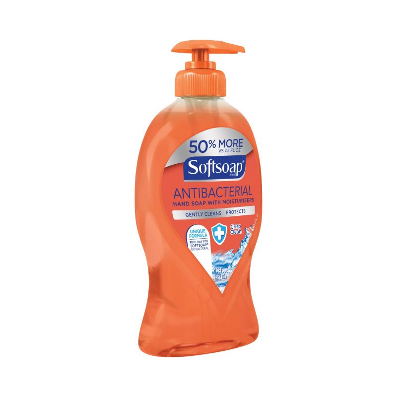 Softsoap US03562A Hand Soap Orange, Liquid, Orange, Crisp Clean, 11.25 oz Bottle Orange