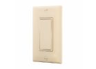 Eaton Wiring Devices 7501V-BOX Rocker Switch, 15 A, 120/277 V, SPST, Back Wire, Push Wire Terminal, Ivory Ivory