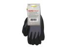 Boss MaxiFlex Ultimate 34-874T/XL Seamless Knit Coated Gloves, Unisex, XL, 8.7 in L, Knit Wrist Cuff, Black/Gray XL, Black/Gray