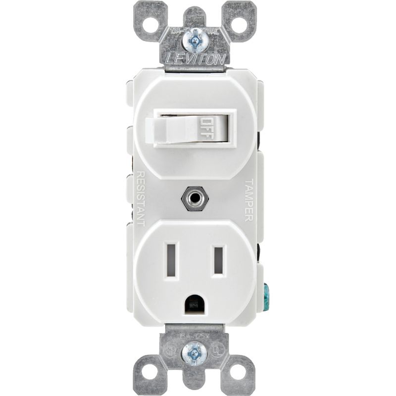 Leviton Commercial Grade Switch &amp; Outlet White