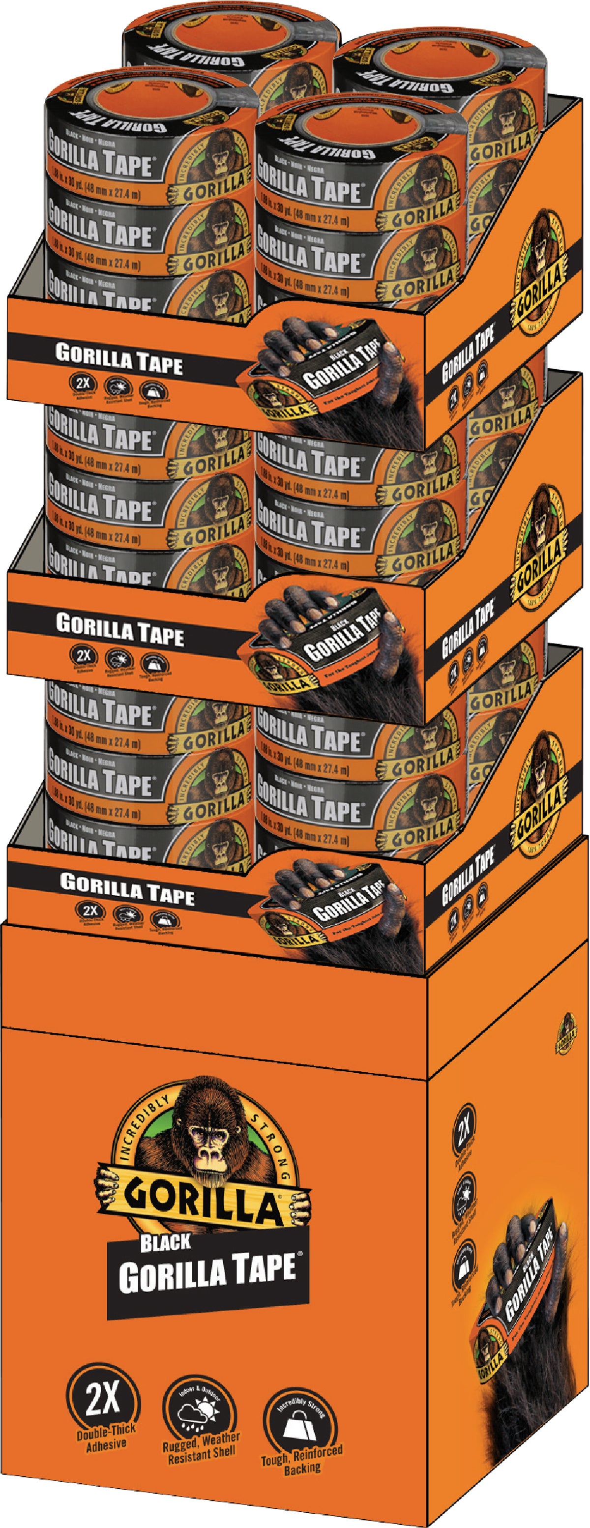 Gorilla Tough & Wide Duct Tape Black