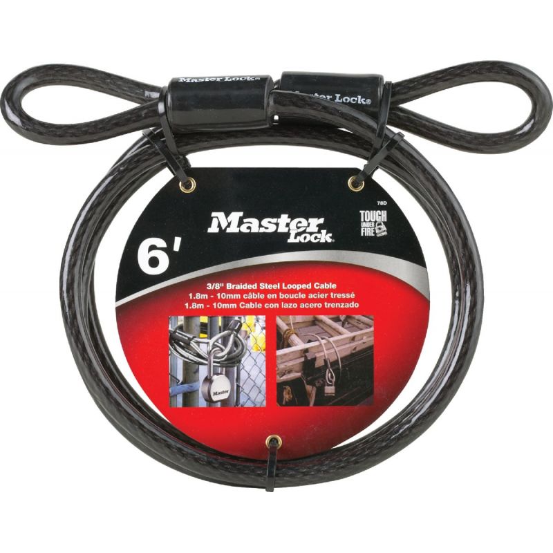 Master Lock Looped End Steel Cable