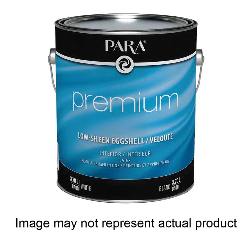 PARA Premium 9400 9402-16 Interior Paint, Low Sheen Eggshell, 1 gal Deep Base