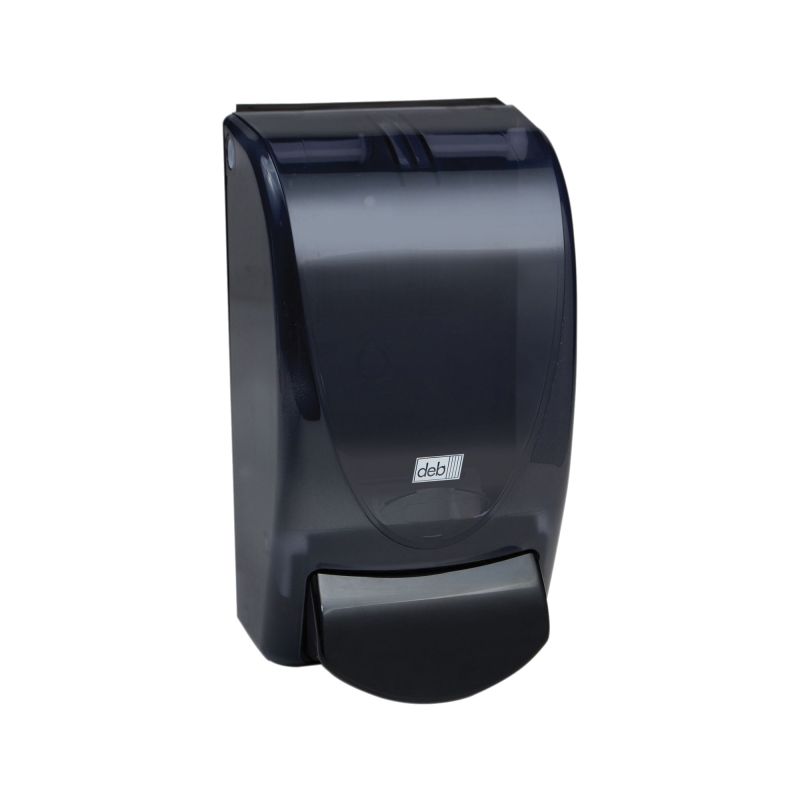 North American Paper 91106 Soap Dispenser, 1 L, ABS, Transparent Black 1 L, Transparent Black