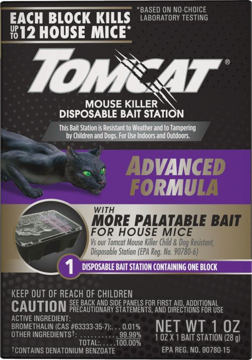 Tomcat® Mouse Killer Disposable Bait Station - Advanced Formula