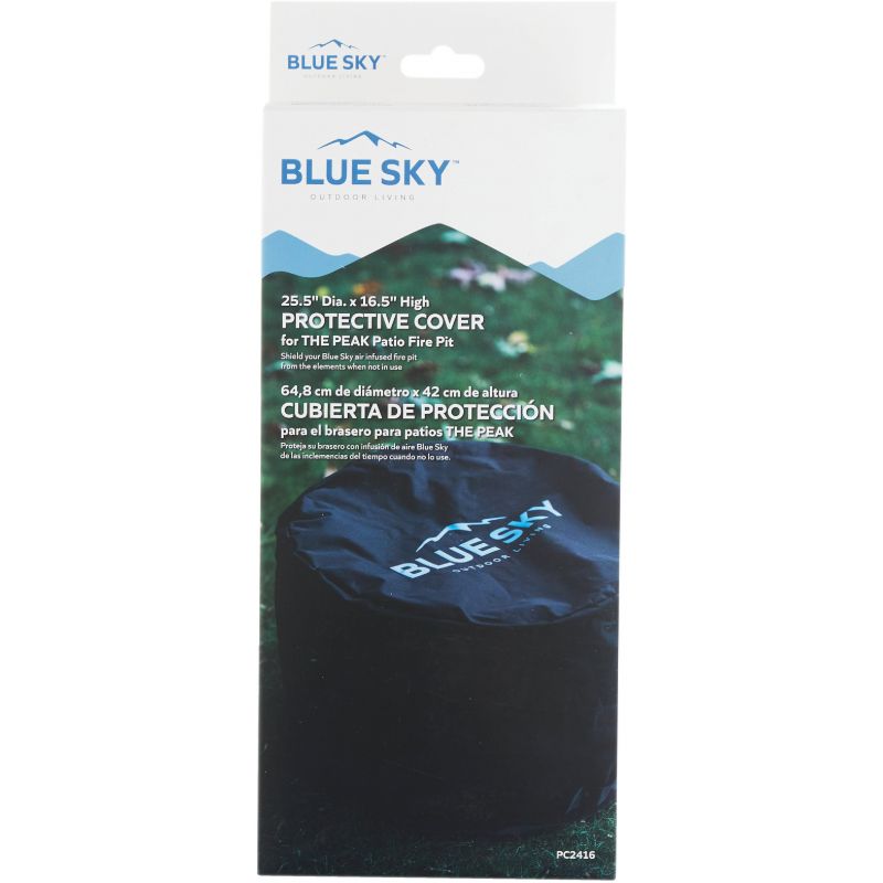 Blue Sky Peak Fire Pit cover Black