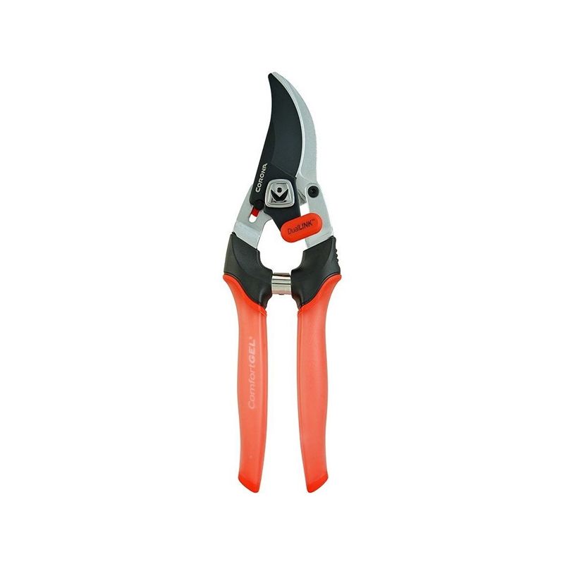 CORONA DualLINK BP 4314D Pruner, 3/4 in Cutting Capacity, HCS Blade, Bypass Blade, Ergonomic Handle