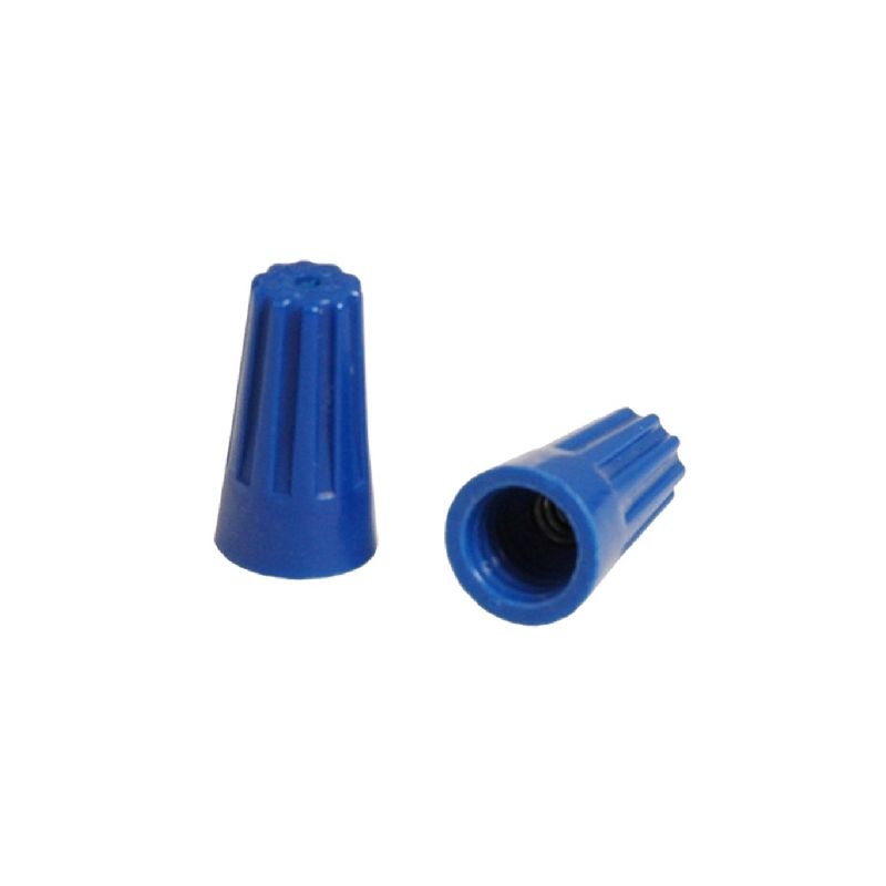 Hubbell HWCS2B100 Wire Connector, 22 to 14 AWG Wire, Thermoplastic Housing Material, Blue Blue