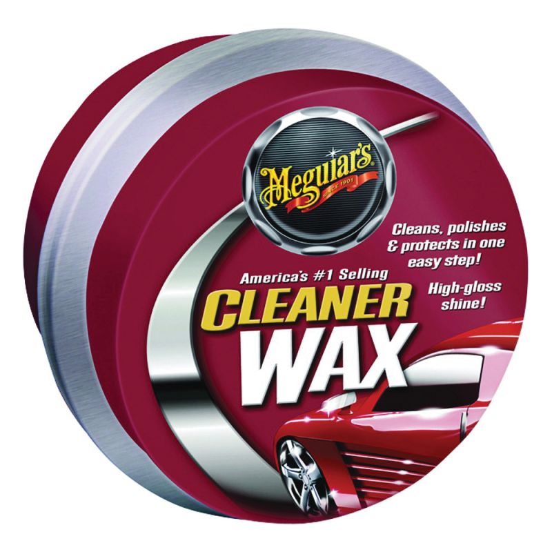 Meguiar&#039;s A1214 Cleaner Wax, 11 oz, Paste, Sweet Hydrocarbon Light Cream