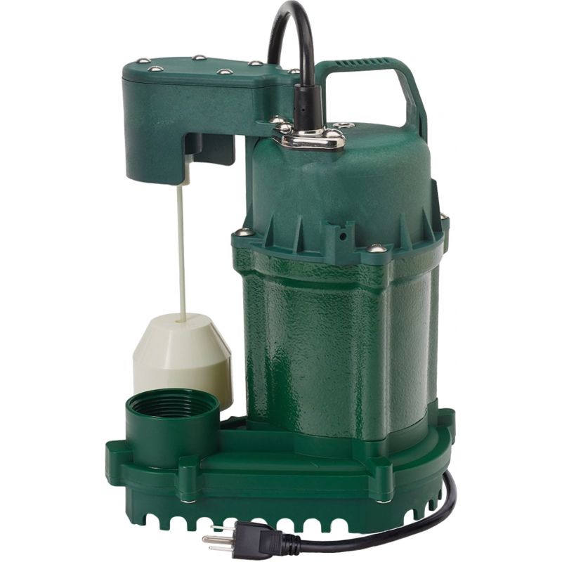 Zoeller Cast Iron Submersible Sump Pump 1/3 HP, 42 GPM