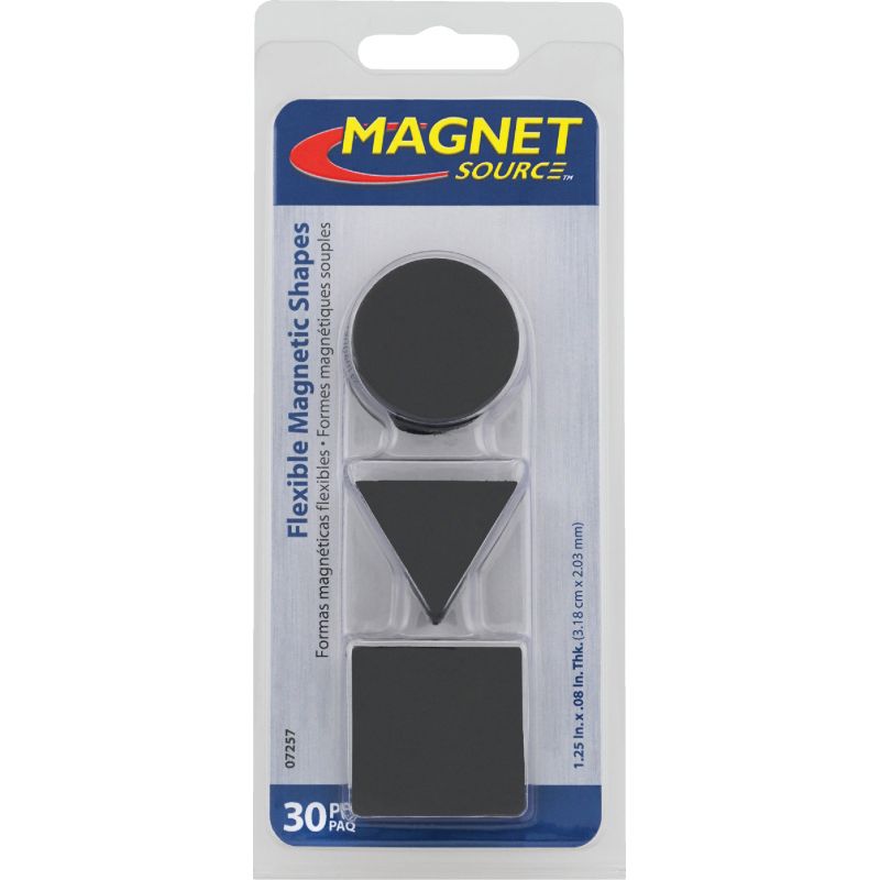 Master Magnetics Flexible Magnetic Shapes Black