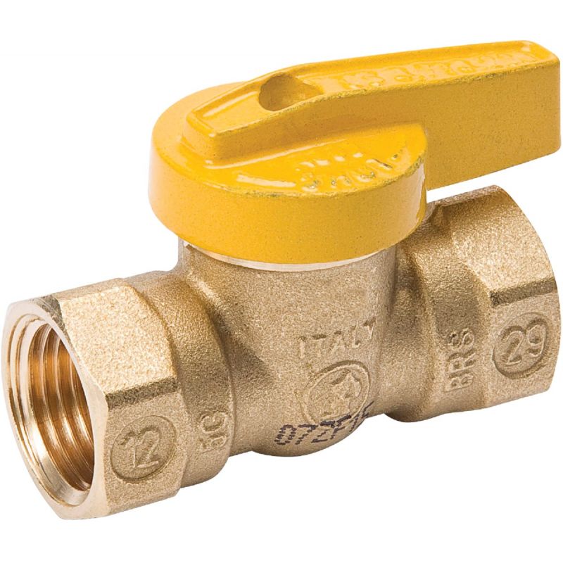 ProLine Forged Brass Gas Ball Valve, 1-Piece Body 3/4 In. FIP X 3/4 In. FIP
