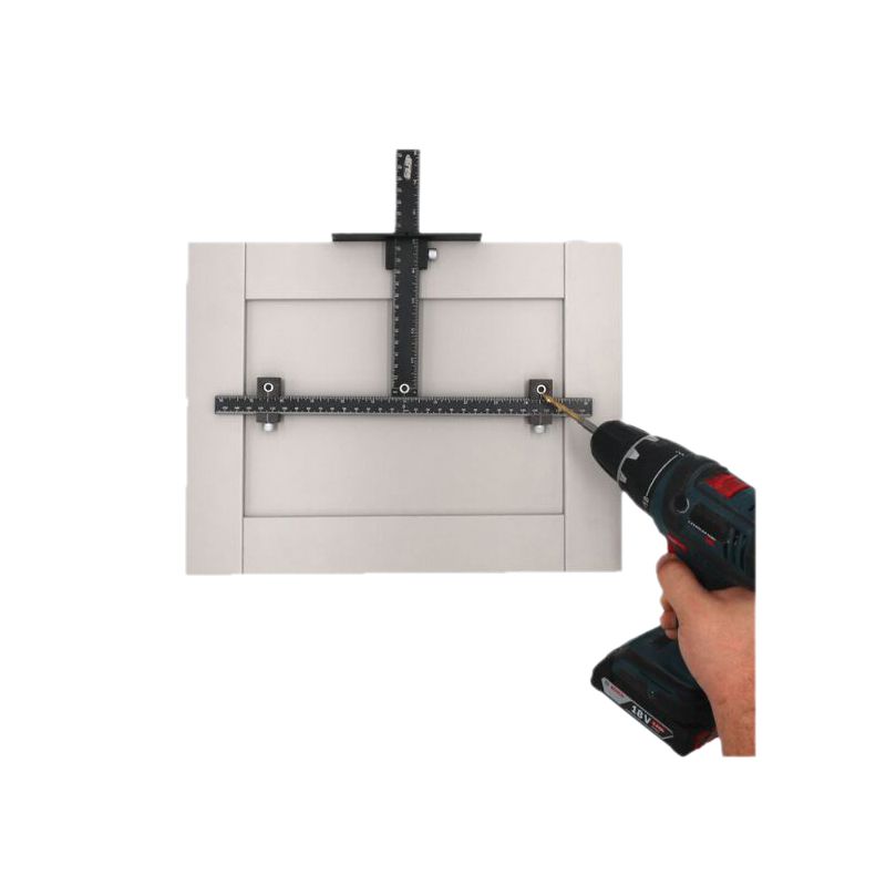 Kreg KHI-XLPULL Cabinet Hardware Jig Pro, Aluminum, For: Kreg Wood Project Clamps, Face Clamps and VersaGrip Clamps Black