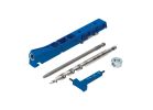 Kreg KPHJ310 Pocket Hole Jig, 1/2 to 1-1/2 in Clamping, 1-Guide Hole, Nylon/Steel/Thermoplastic Elastomer