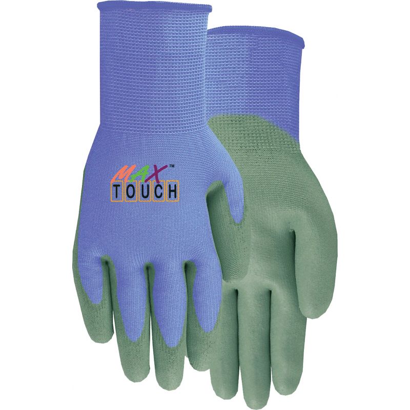 Midwest Quality Glove Max Touch Garden Glove S, Purple &amp; Gray