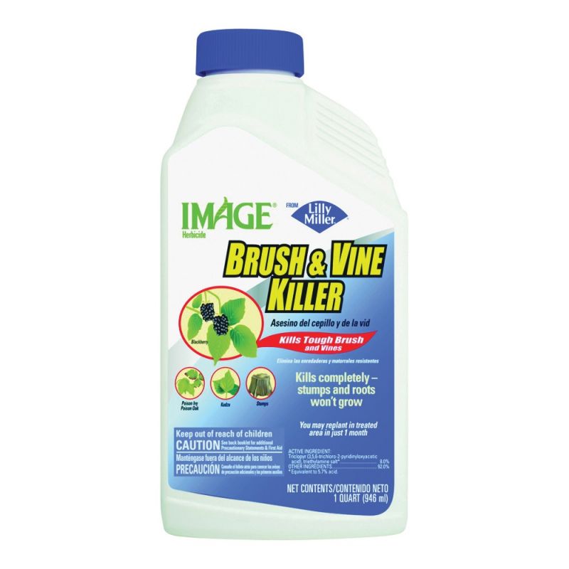 Image 100099398 Brush and Vine Killer, Liquid, Pale Pinkish, 32 oz Bottle Pale Pinkish