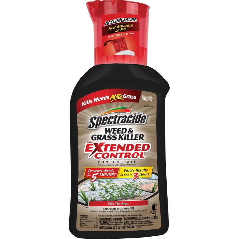 Spectracide Weed &amp; Grass Killer Concentrate with Extended Control 32 Oz., Twist Cap
