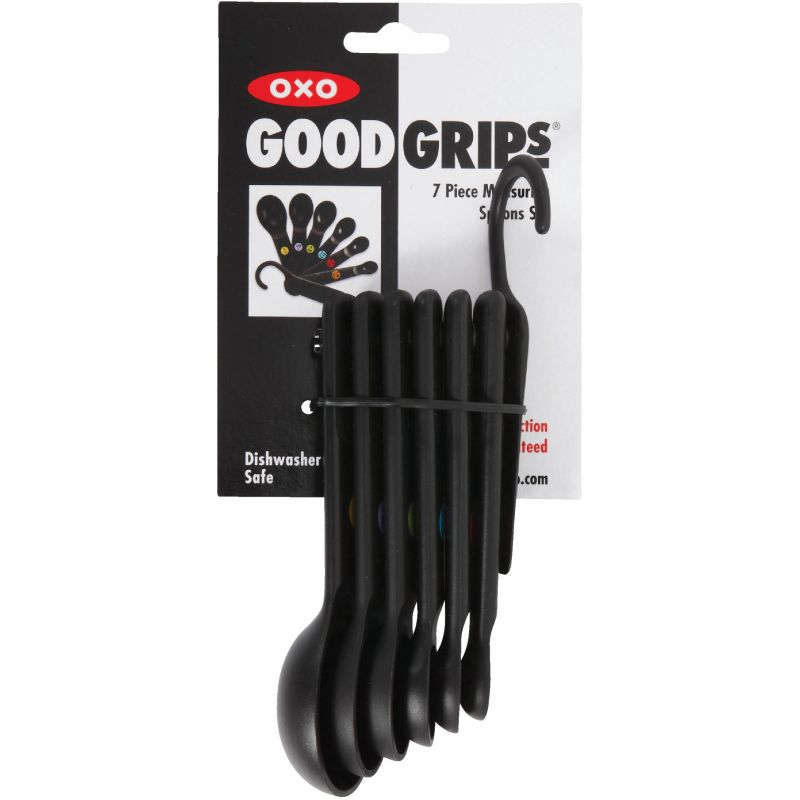 OXO Good Grips Plastic Measuring Spoon Set Black