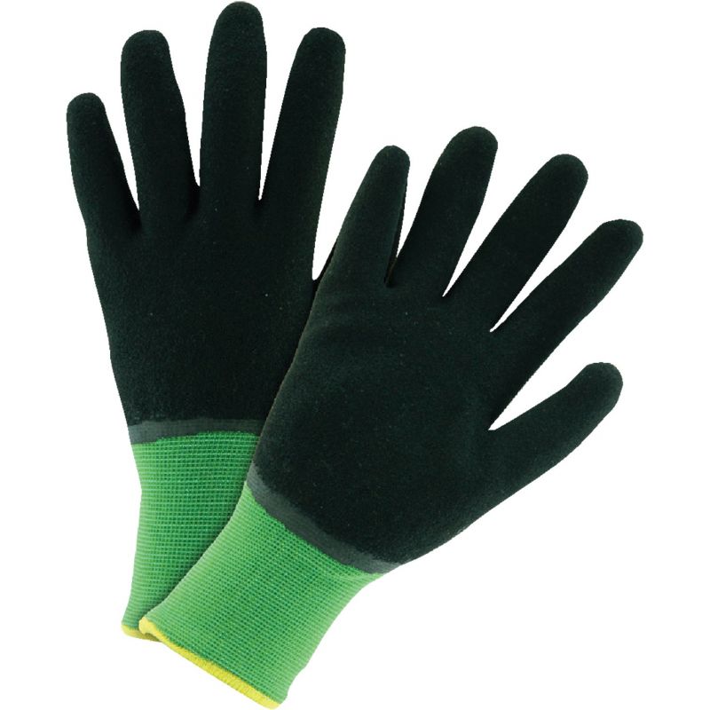 West Chester Protective Gear John Deere Latex Winter Glove L, Gray &amp; Green