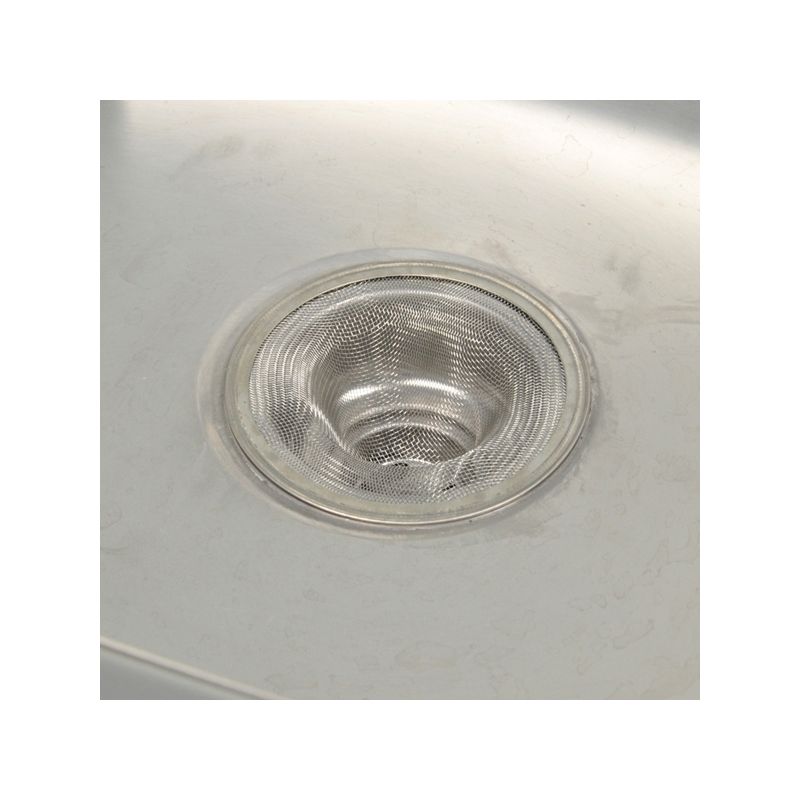 Danco 88820 Mesh Strainer, 2-1/2 in Dia, Stainless Steel, 2-1/2 in Mesh, For: 2-1/2 in Drain Opening Kitchen Sink