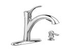 American Standard Mesa 9015.101.002 Pull-Out Kitchen Faucet with Soap Dispenser, 1.8 gpm, 1-Faucet Handle, Swivel Spout