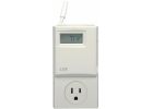 LUX Heating and Cooling Programmable Outlet Thermostat