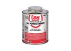 Harvey 30834 Cement, 16 oz, Liquid, Clear/Milky Clear/Milky