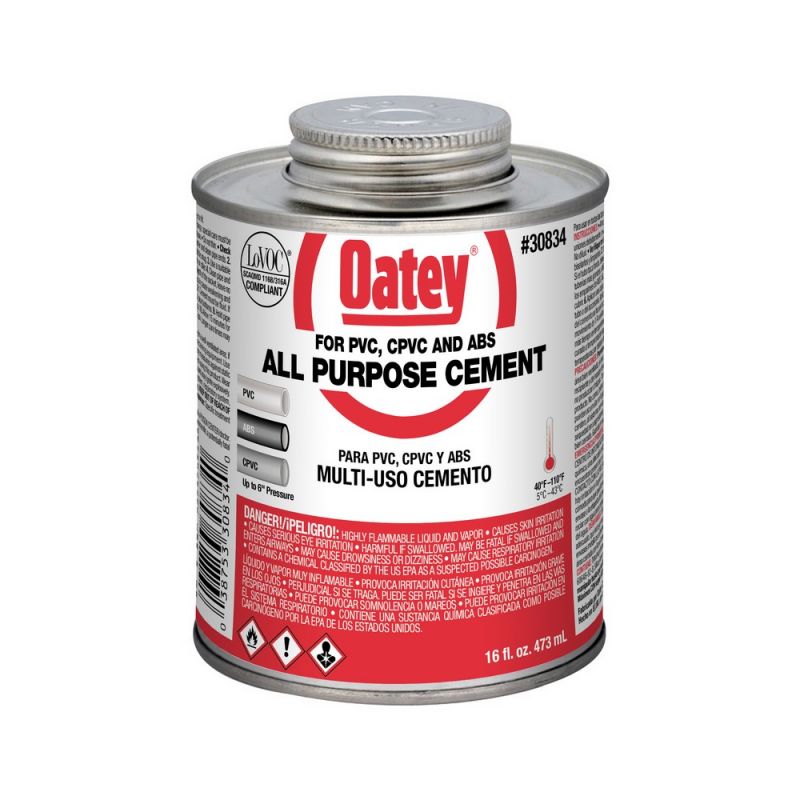Harvey 30834 Cement, 16 oz, Liquid, Clear/Milky Clear/Milky