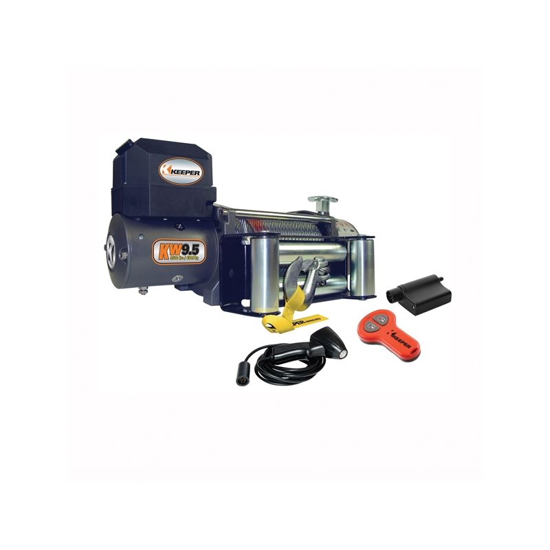 Keeper KW95122 Winch, Electric, 12 VDC, 9500 lb