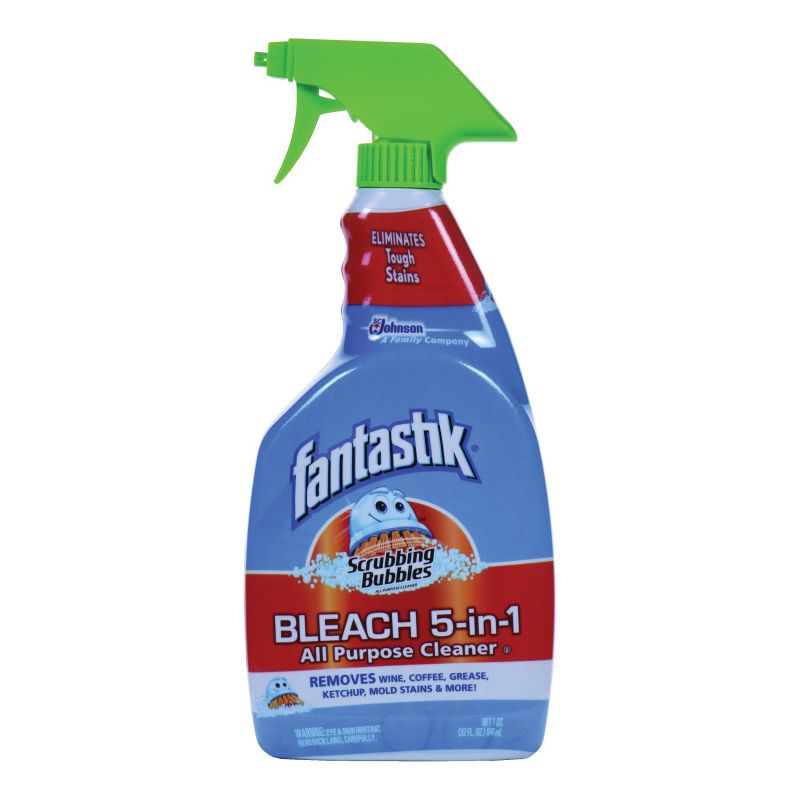 Buy Fantastik 71631 All-Purpose Cleaner, 32 oz Spray Bottle, Liquid, Bleach,  Light Yellow Light Yellow