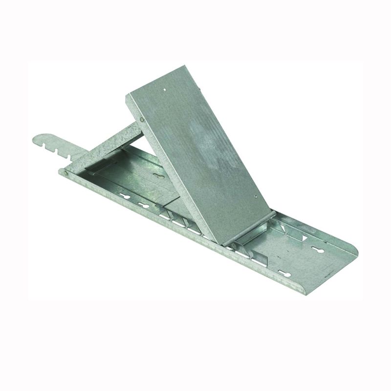 Qualcraft 2525 Roof Bracket, Adjustable, Slater Style, Steel, Galvanized, For: Any Roof Pitch